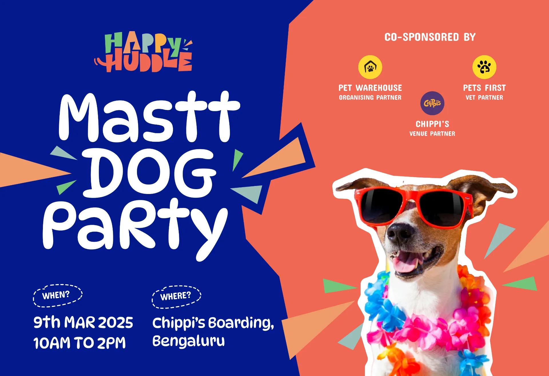 Bengaluru's Ultimate Dog Party: Happy Huddle on March 9